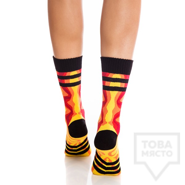 Дамски къси чорапи KrakMe - Fire follow me