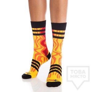 Дамски къси чорапи KrakMe - Fire follow me