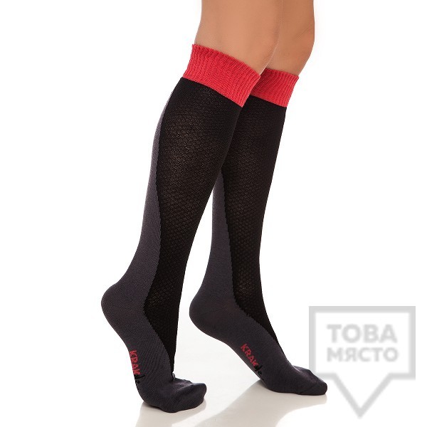 Дамски дълги чорапи KrakMe - Funki Ramp Dark