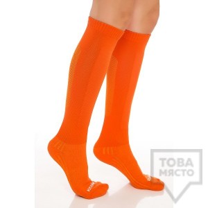 Дамски дълги чорапи KrakMe - TREKKING LADY ORANGE