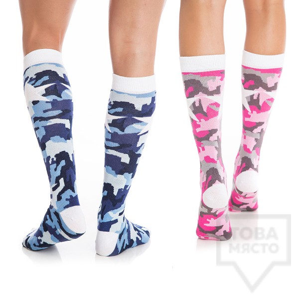 Комплект дълги чорапи KrakMe - Камуфлаж