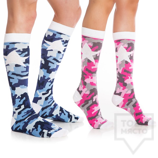 Комплект дълги чорапи KrakMe - Камуфлаж