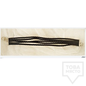 Дизайнерско колие LXA - Black Chocker