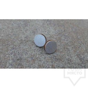 Дървени обеци Lollipop - colorful