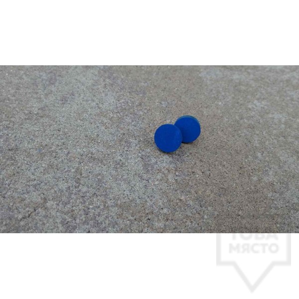 Дървени обеци Lollipop - colorful