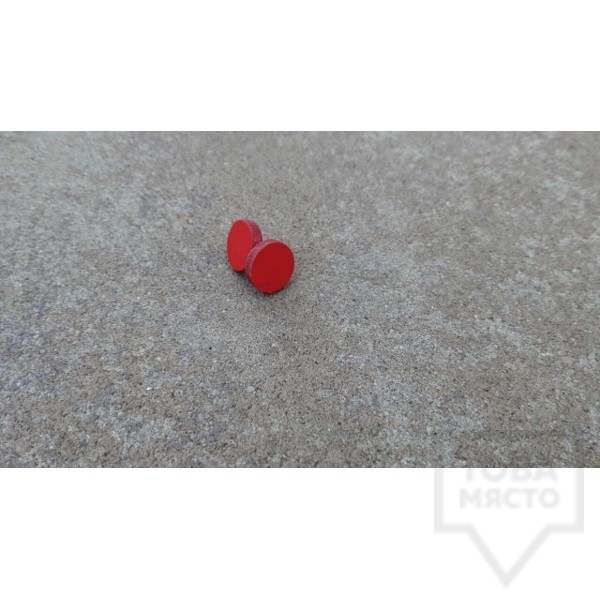 Дървени обеци Lollipop - colorful