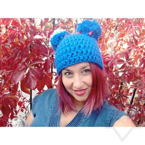 ДИЗАЙНЕРСКА ШАПКА LOLLIPOP - blue monster