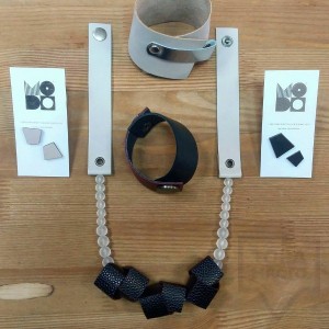 Колие с гривна и обеци MODO - Finest Black