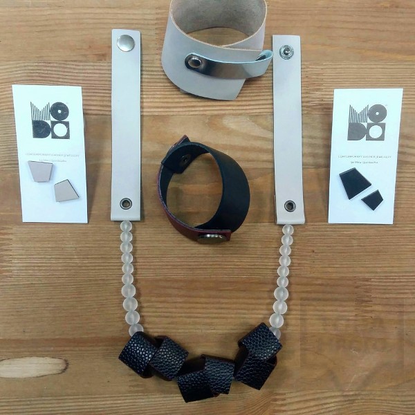 Колие с гривна и обеци MODO - Finest Black