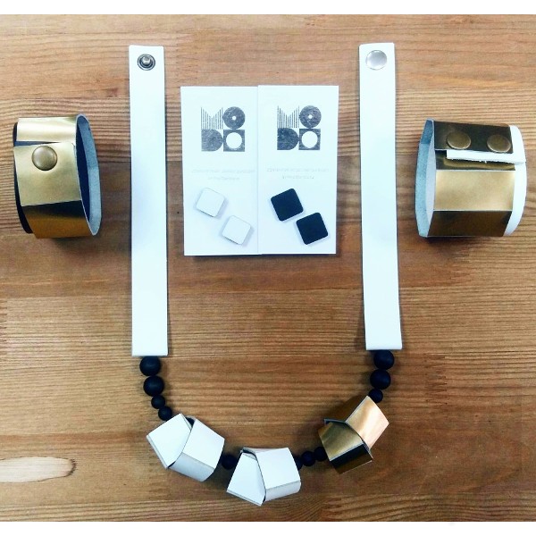 Колие с гривна и обеци MODO - Golden