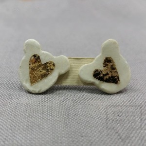 Ръчно изработени обеци Markiza - Bear Lover