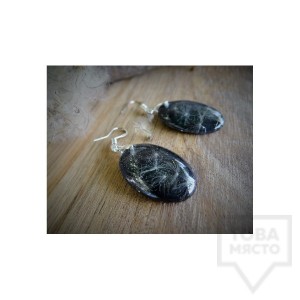 Дизайнерски обеци MeganFlo - глухарче