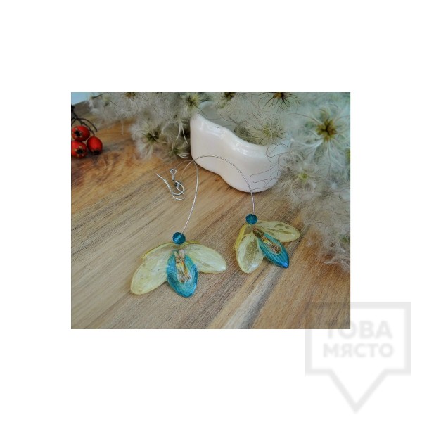 Дизайнерски обеци MeganFlo - кокичета