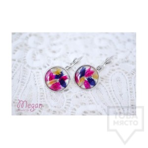 Дизайнерски обеци MeganFlo - настроение