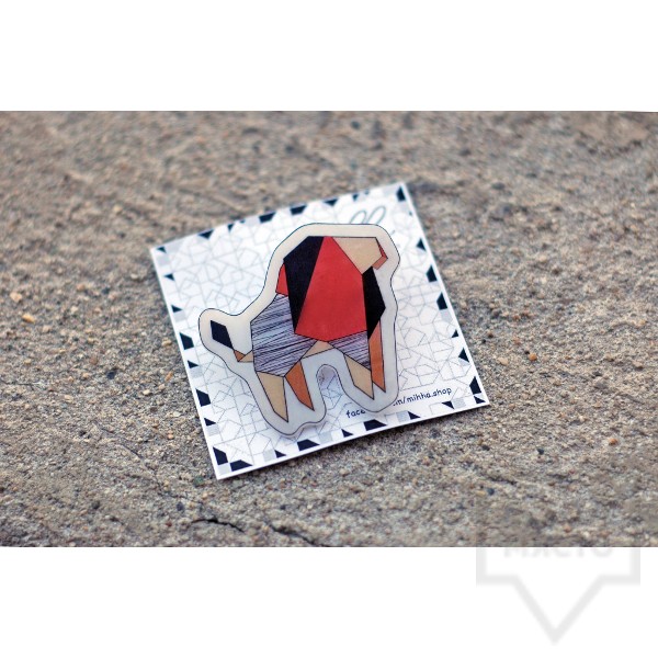 Брошка Mihha - Origami Lion