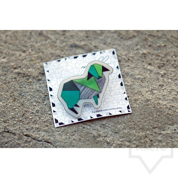 Брошка Mihha - Origami Sheep