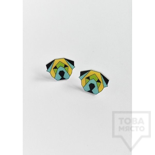 Дизайнерски обеци Mihha - Dogs