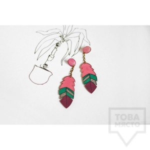 Дизайнерски обеци Mihha - Feathers Дизайнерски обеци Mihha - Feathers