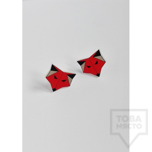 Дизайнерски обеци Mihha - Fox