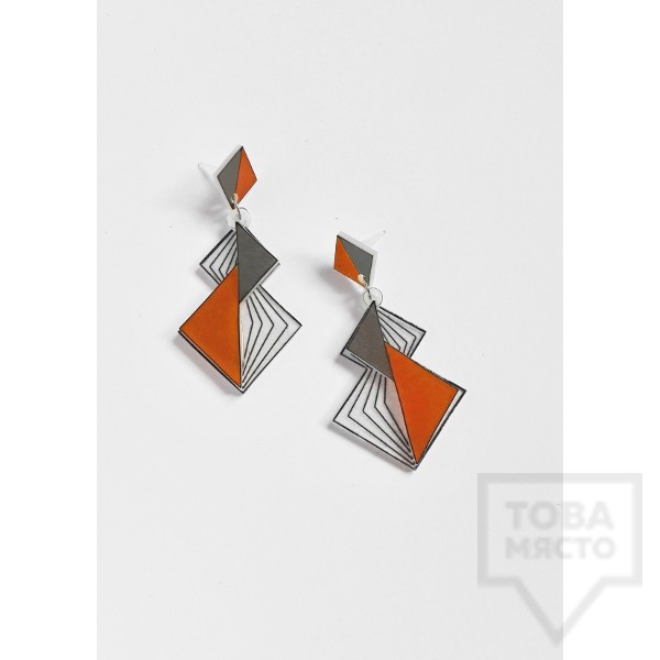 Дизайнерски обеци Mihha - Geometric
