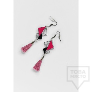 Дизайнерски обеци Mihha - Geometric Long