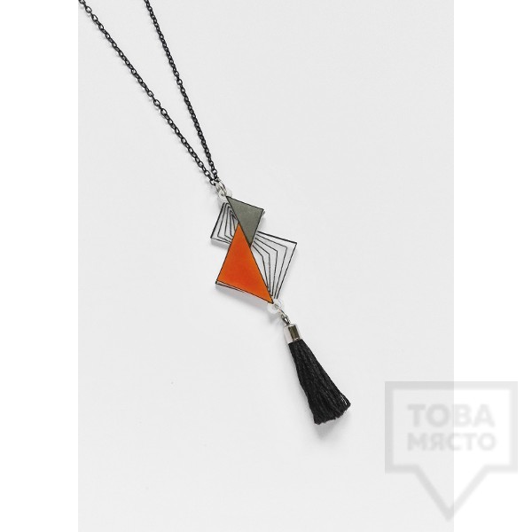 Дизайнерско колие Mihha - Geometric Long