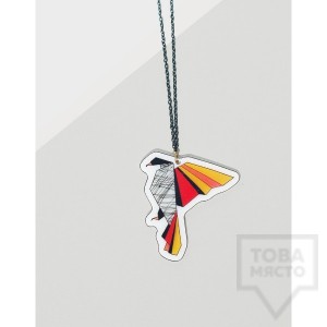 Дизайнерско колие Mihha - Origami Perroquet