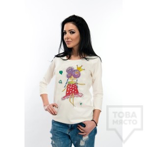 Дамска тениска Whiteberry - the queen