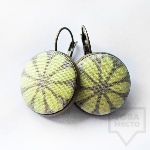 Обеци Nadya's Knit - пролетна свежест