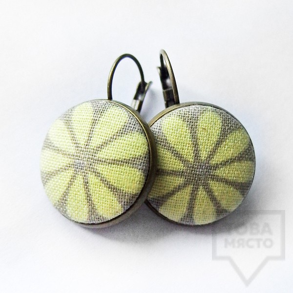 Обеци Nadya's Knit - пролетна свежест