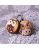 Обеци Nadya's Knit - пролетни сови
