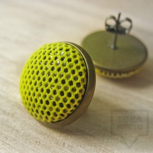 Обеци Nadya's Knit - слънце