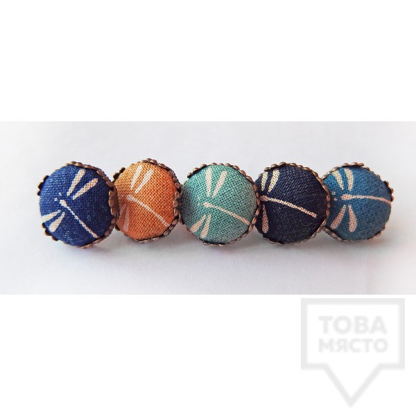 Обеци Nadya's Knit - водно конче класика