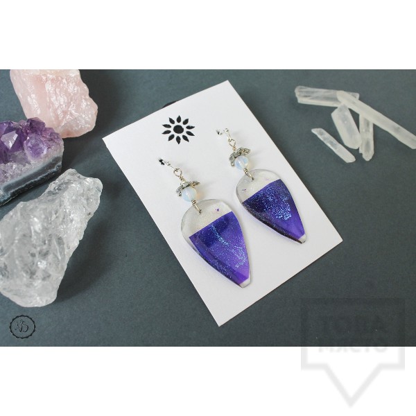 Дизайнерски обеци Nimeria Shop - Everlasting Bouquet