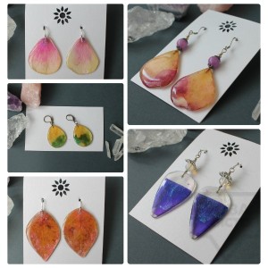 Дизайнерски обеци Nimeria Shop - Everlasting Bouquet