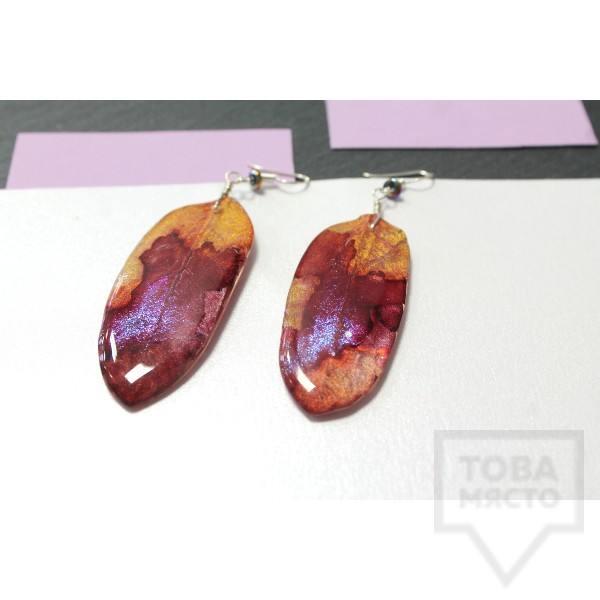 Дизайнерски обеци Nimeria Shop - Everlasting Bouquet - Fiesta