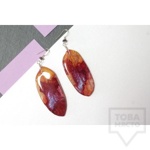 Дизайнерски обеци Nimeria Shop - Everlasting Bouquet - Fiesta