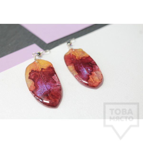 Дизайнерски обеци Nimeria Shop - Everlasting Bouquet - Fiesta