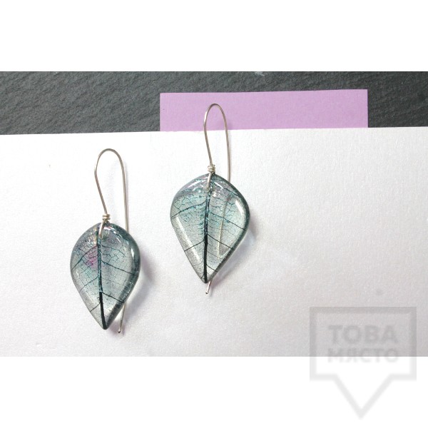 Дизайнерски обеци Nimeria Shop - Everlasting Bouquet - Frozen Forest