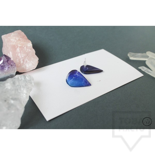 Дизайнерски обеци Nimeria Shop - Forest Raindrops