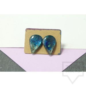 Дизайнерски обеци Nimeria Shop - Forest Raindrops - Starry Night