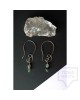 Дизайнерски обеци Nimeria Shop - Silver Knots jade wings