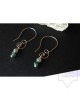 Дизайнерски обеци Nimeria Shop - Silver Knots jade wings