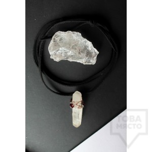 Дизайнерско колие Nimeria Shop - Crystal and tourmaline