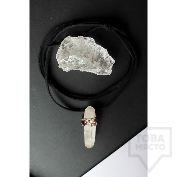 Дизайнерско колие Nimeria Shop - Crystal and tourmaline