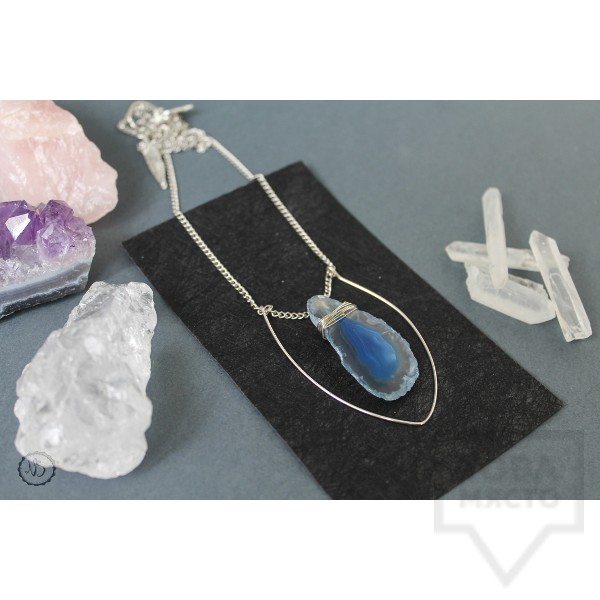 Дизайнерско колие Nimeria Shop - Crystal Pendant