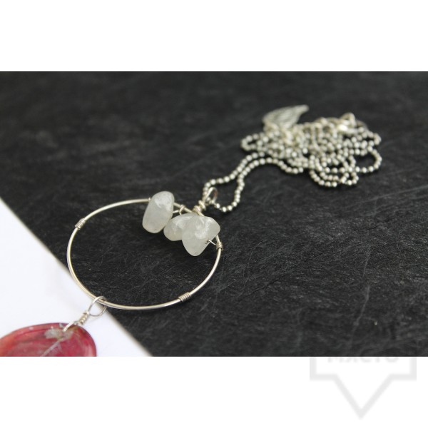 Дизайнерско колие Nimeria Shop - Everlasting Bouquet - Fiery forest