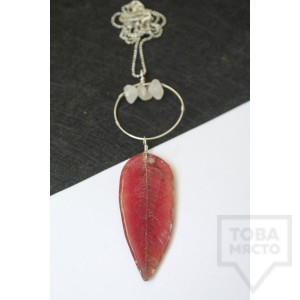 Дизайнерско колие Nimeria Shop - Everlasting Bouquet - Fiery forest