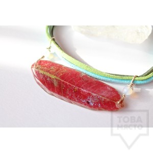 Дизайнерско колие Nimeria Shop - Everlasting Bouquet - flower choker