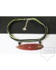 Дизайнерско колие Nimeria Shop - Everlasting Bouquet - green and red choker